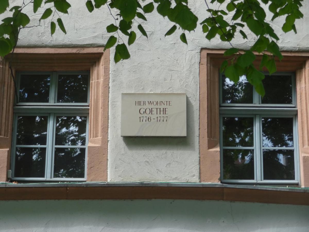 goethezimmer Ferienwohnung und Zimmer am Burgplatz Weimar  Exterior foto